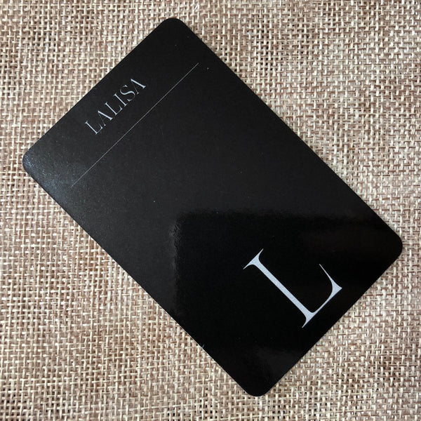 BLACKPINK LISA #4 [LALISA] Official Photocard, 1st Single Black Ver / New / Gift