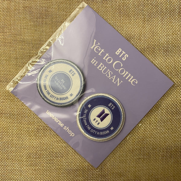 BTS [YET TO COME in BUSAN MERCH] Official Badge Emblem Gift Set / New, Rare /+G