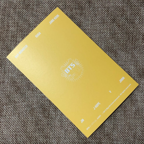 BTS JUNGKOOK [GLOBAL OFFICIAL FANCLUB 2nd ARMY MEMBERSHIP KIT] Postcard / Gift