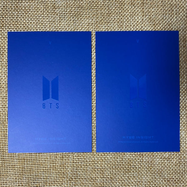 BTS V TAEHYUNG [ HYBE INSIGHT ] Official Photocard SET of 2 / New / Gift