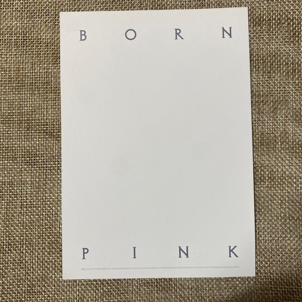 BLACKPINK JISOO #2 [ Born Pink ] Official Postcard, Box Set Ver. / New / Gift