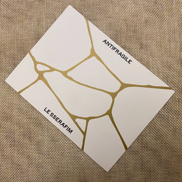 LE SSERAFIM GROUP #1 [ANTIFRAGILE] Official Postcard Photocard, 2nd Mini / Gift