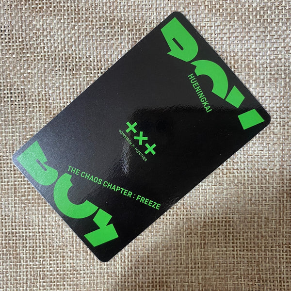 TXT HUENINGKAI [The Chaos Chapter Freeze] Official Photocard / New, Rare / Gift