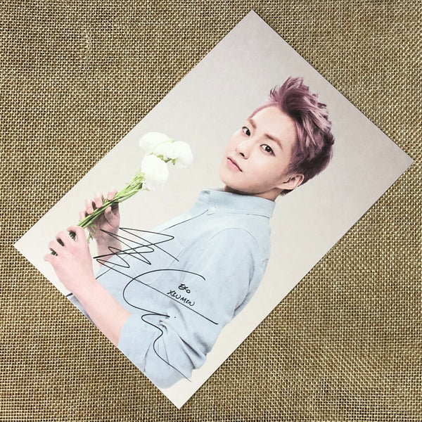 EXO XIUMIN [ Nature Republic ] Official Limited Postcard / New / Gift