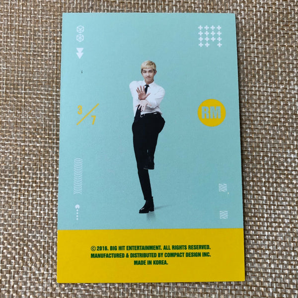BTS RM 3/7 [ 3rd Muster ARMY.ZIP ] Official Player Card Photocard / New / Gift