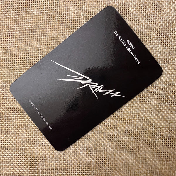 AESPA KARINA [DRAMA] Official Photocard, APPLE KTOWN4U WITHMUU POB / New / Gift