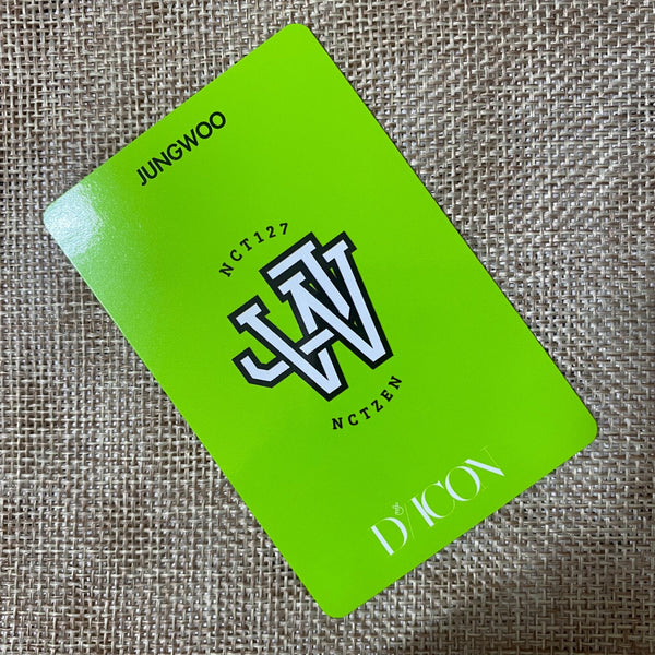 NCT 127 JUNGWOO #12 [2019 Dicon 101 Custom Book] Official Photocard / New / Gift