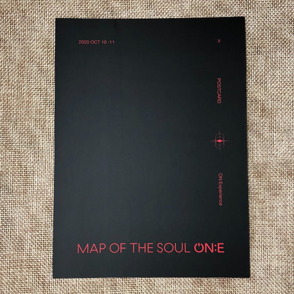 BTS V [ MAP OF THE SOUL ON:E Bluray ] Official Postcard Photo / New / Gift