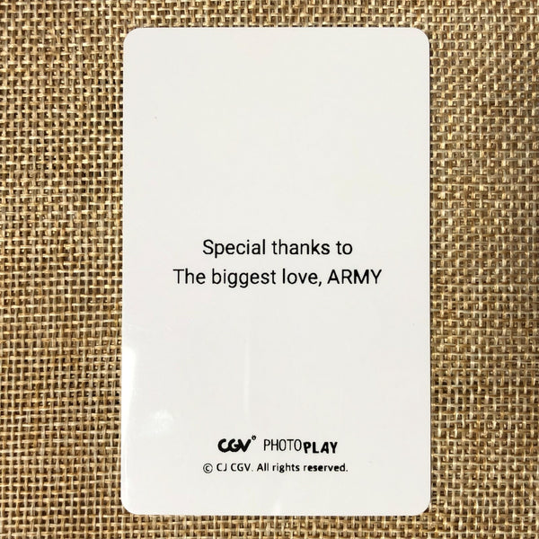 BTS GROUP #4 [Break The Silence Movie] Official Ticket Photocard Photo / Gift