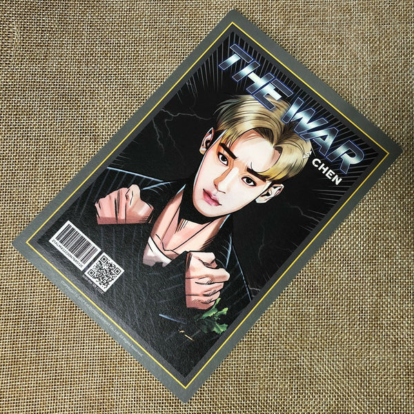 EXO CHEN #3 [THE WAR : The Power of Music] Official Postcard Photo / New / Gift