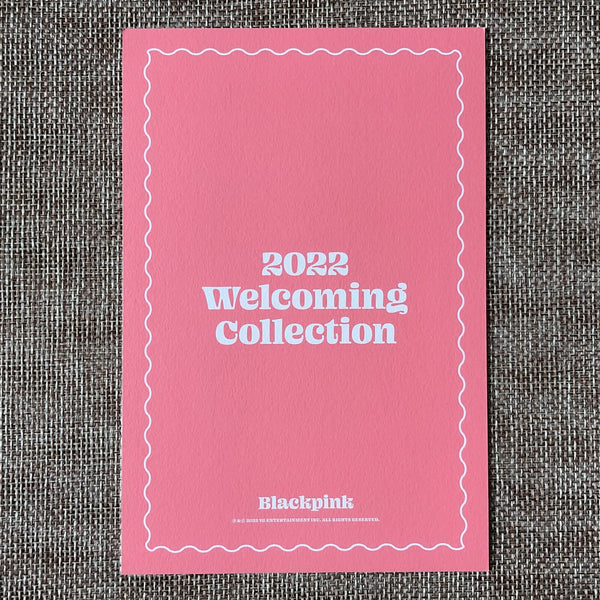 BLACKPINK JISOO [ 2022 Welcoming Collection ] Official Postcard Set / New / Gift