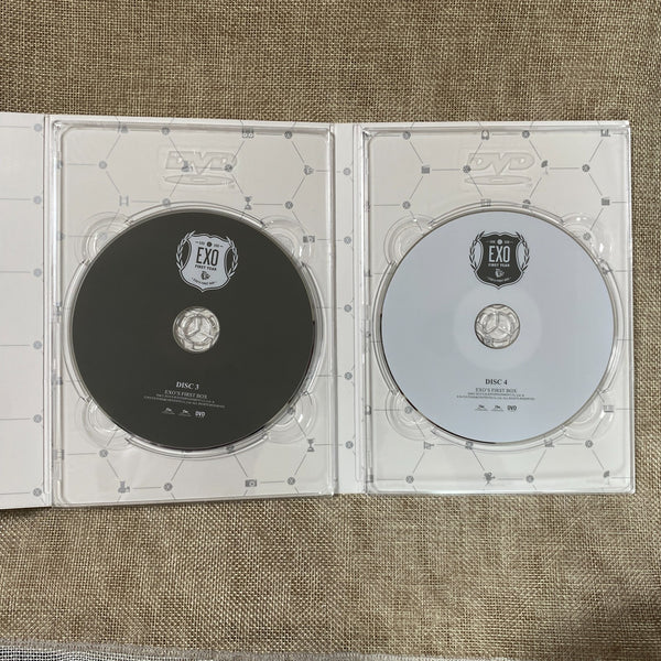 EXO  [ 2014 First Year DVD ] Official DVD Set, 4 DVD / New, Rare / Gift