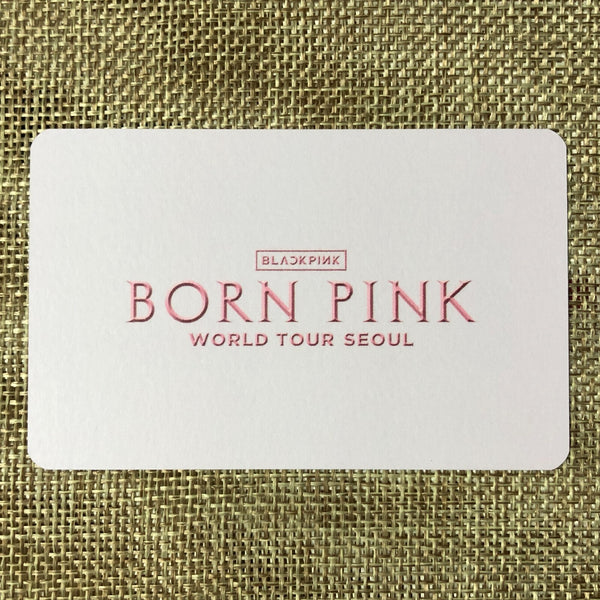 BLACKPINK JISOO [Born Pink World Tour Seoul Weverse] Official Photocard / Gift