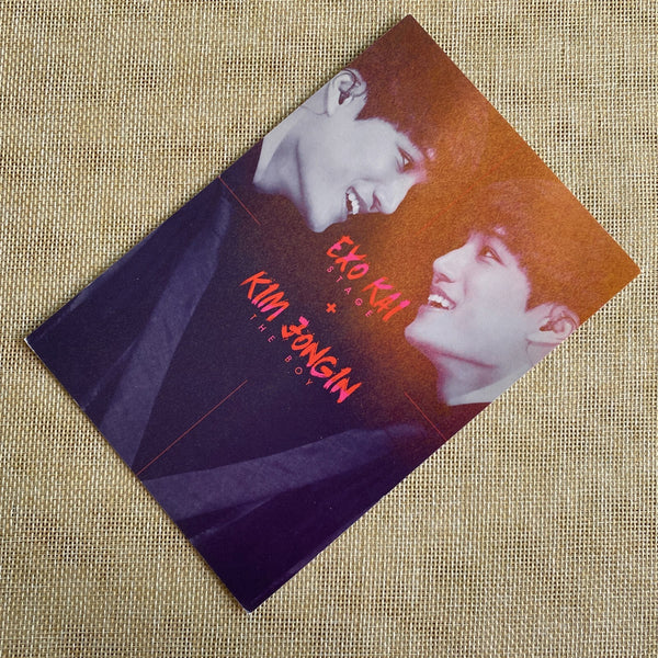EXO KAI #2 [2014 Calendar Make Me Wanna Loose] Official Postcard / Mint, Rare