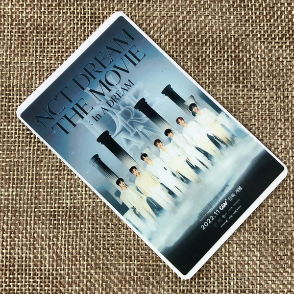 NCT DREAM [THE MOVIE : In A Dream CGV] Official Movie Ticket Photocard Set /+G