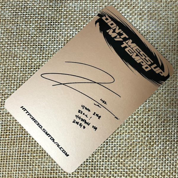 EXO KAI #1 [Don't Mess Up My Tempo] Official Photocard, Andante 5th / New / Gift
