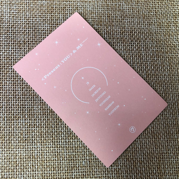GOT7 YUGYEOM [ Present : You & me repackage Official Photocard ] / New / +Gift