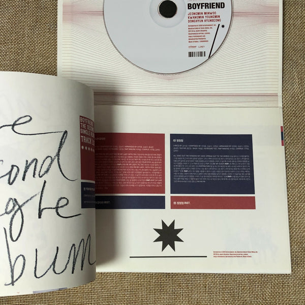 BOYFRIEND [ Don't Touch My Girl ] Official 2nd Single Album / No Photocard