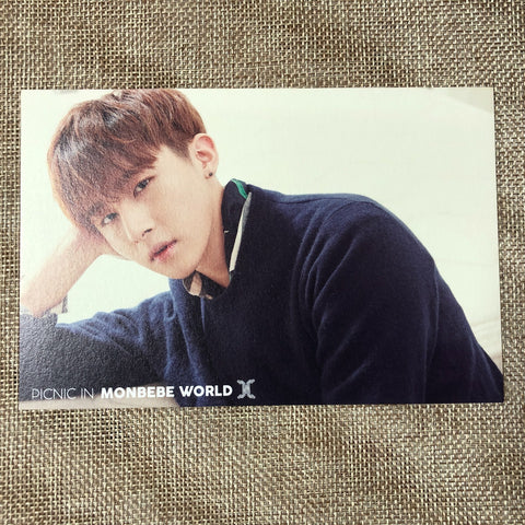 MONSTA X I.M. [PICNIC IN MONBEBE WORLD] Official Fan Meeting Postcard / Gift