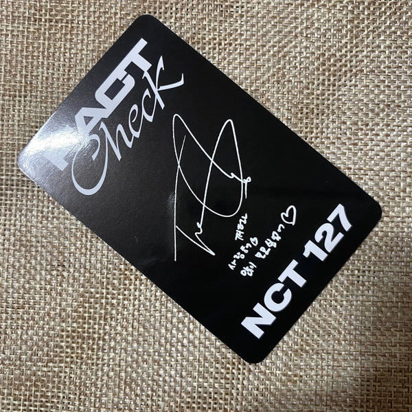 NCT 127 TAEIL [ Fact Check ] Official Photocard, Chandelier Ver. / New / Gift