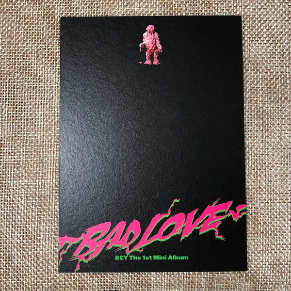 SHINEE KEY #2 [BAD LOVE SPACE RAY GUN] Official Postcard, 1st Mini / New / Gift
