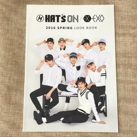 EXO GROUP [HAT'S ON HATS ON 2016] Official Look Book Photobook / New, Rare /+G