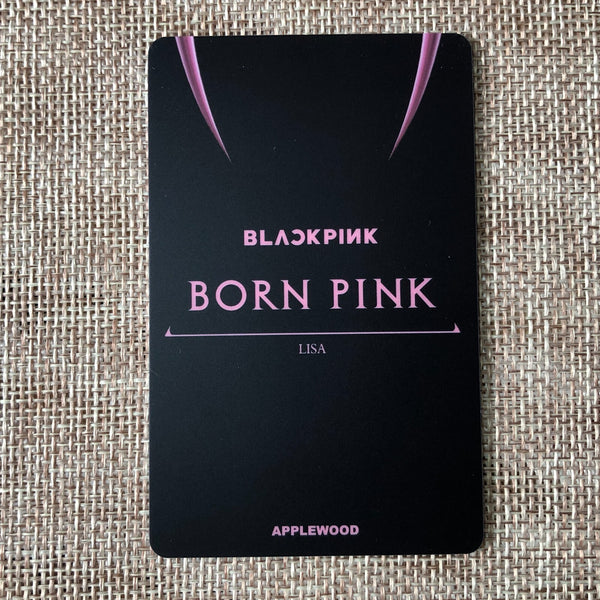 BLACKPINK LISA [ Born Pink Applewood POB ] Official Photocard / New / Gift