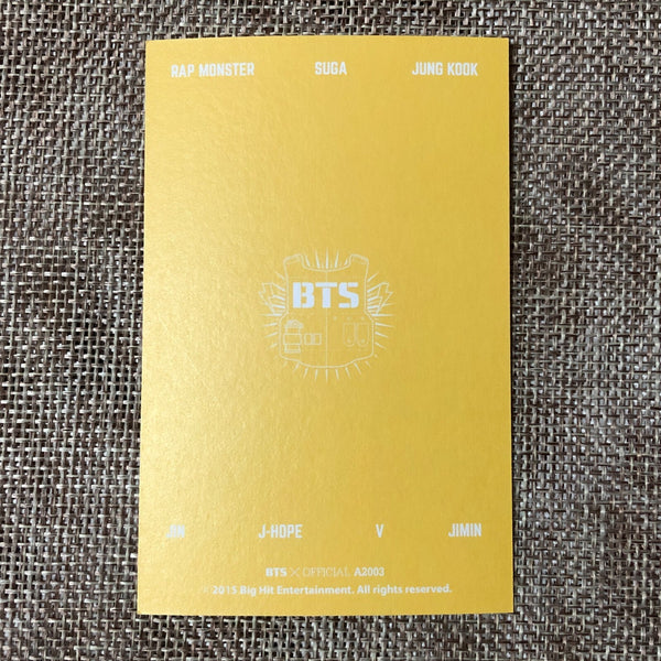 BTS JIMIN [GLOBAL OFFICIAL FANCLUB 2nd ARMY MEMBERSHIP KIT] Photocard / Gift