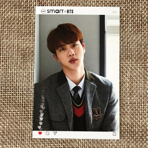 BTS JIN #2 [ BTS X Smart Uniform ] Official Photocard / New, Rare / Gift