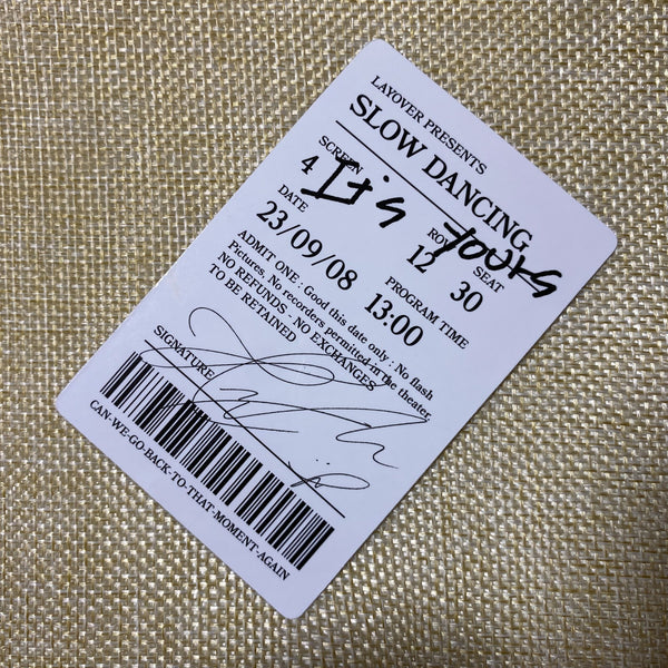BTS V TAEHYUNG #6 [ Layover ] Official Photocard / New / Gift