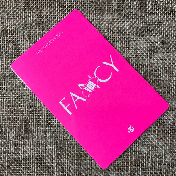 TWICE GROUP [ FANCY YOU ] Official Pre-Order Photocard, B Ver. / New / Gift