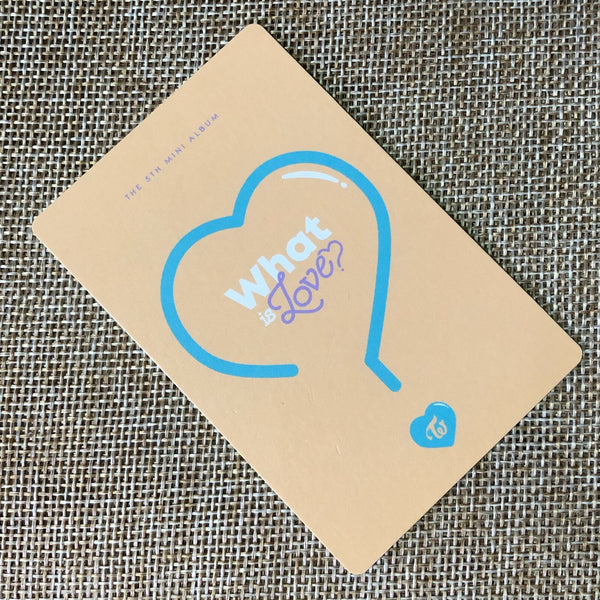 TWICE CHAEYOUNG [What is Love Pre-Order] Official Photocard, 5th Mini / Gift