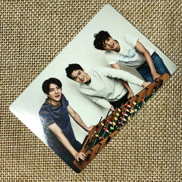 EXO SEHUN SUHO KAI [ 2016 Season's Greetings ] Official Photocard / New / Gift