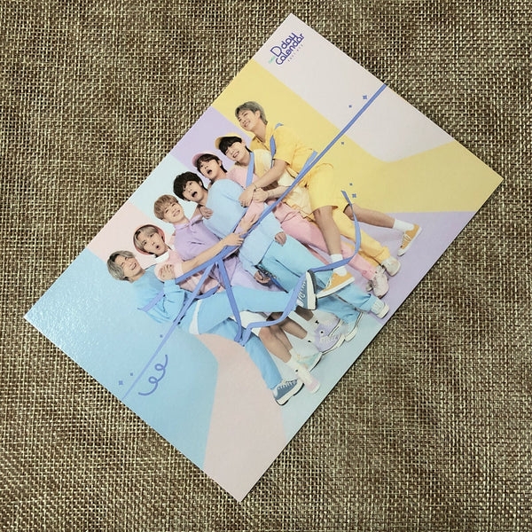 BTS GROUP #2 [FESTA D-Day Calendar 8th Anniversary] Official Postcard / Gift