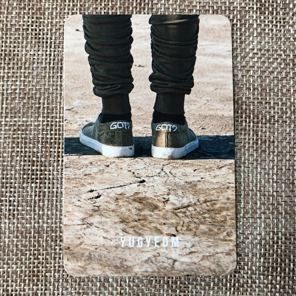 GOT7 YUGYEOM [Flight Log Arrival] Official Photocard, Promise / New, Rare / Gift