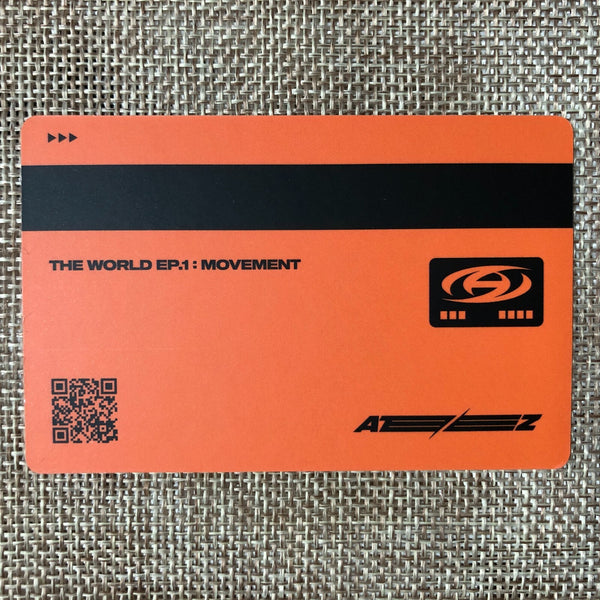 ATEEZ SEONGHWA [THE WORLD EP.1 : MOVEMENT] Official ID Card Photocard, Z Ver.