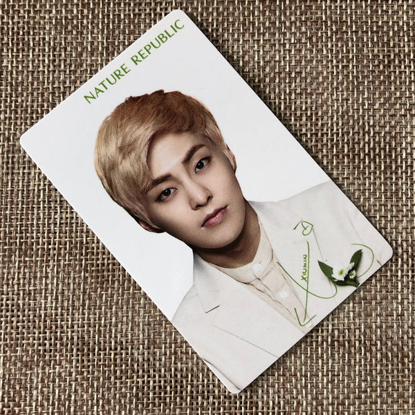 EXO XIUMIN [Nature Republic] Official Limited Photocard, EXO-K / New, Rare /+G