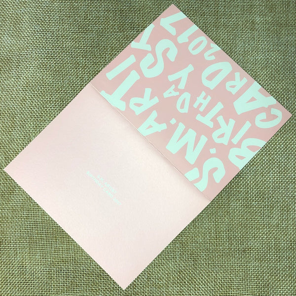 EXO CHEN [ SUM Birthday Card 2017 ] Official Postcard, SM TOWN / New / Gift