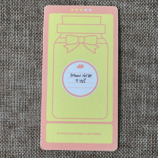 BTS RM #3 [ 4th Muster Happy Ever After ] Official Cloud Photocard / New / Gift