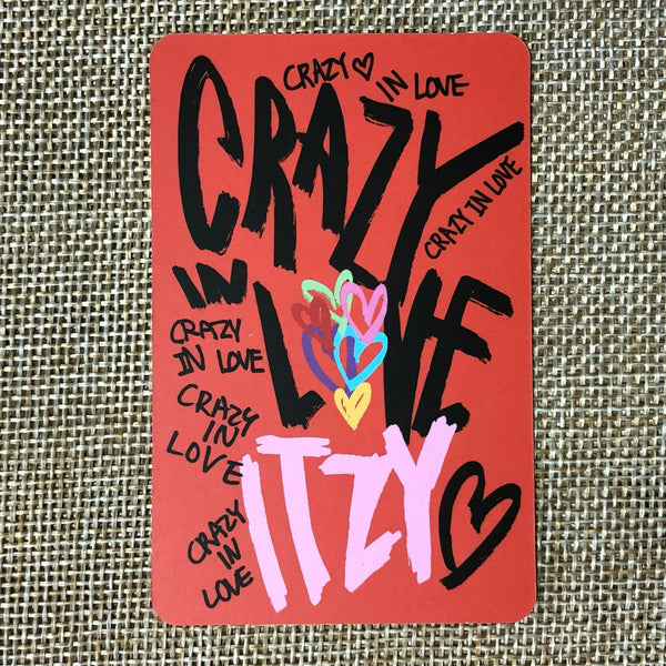 ITZY CHAERYEONG #6 [ CRAZY IN LOVE ] Official Photocard, 1st Album / New / Gift