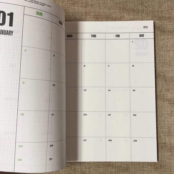 BTS GROUP [ 2022 Season's Greetings ] Official Diary / New / Gift