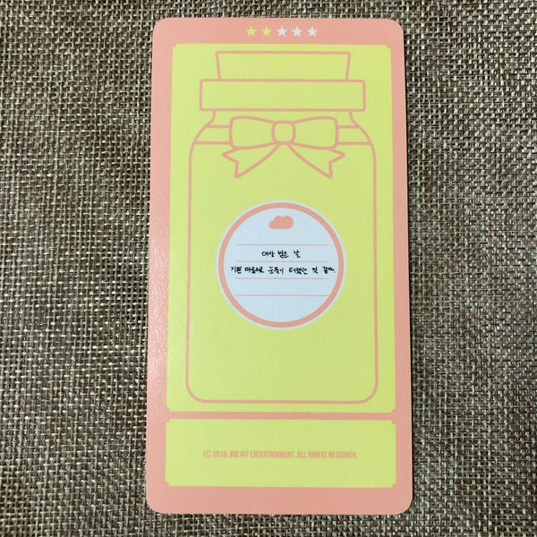 BTS JUNGKOOK #2 [4th Muster Happy Ever After] Official Cloud Photocard / Gift