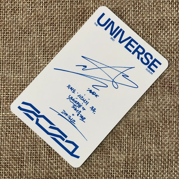 NCT 2021 MARK [ UNIVERSE ] Official Photocard, Jewel Case Ver. / New / Gift