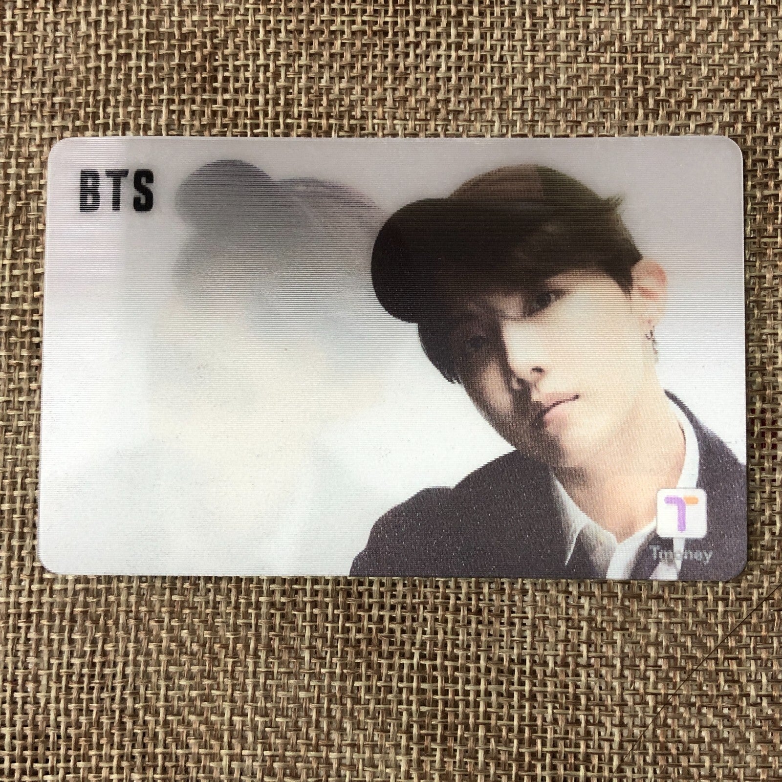 BTS J-HOPE [2020 CU T-Money] Official Lenticular transparent Photocard / Gift