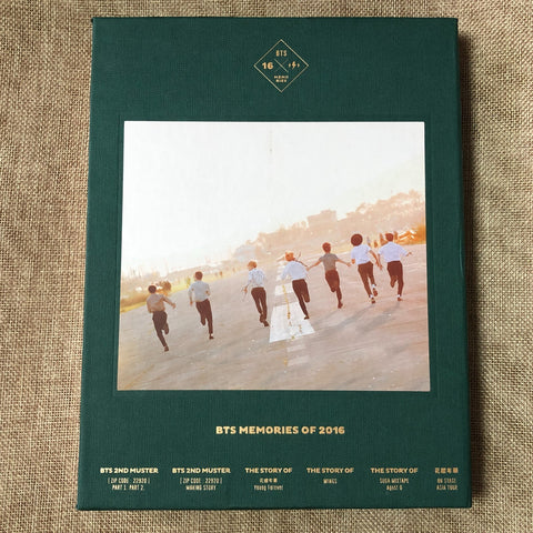 BTS GROUP [ Memories of 2016 ] Official Photobook + DVD Set / New / Gift