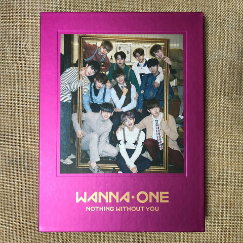 WANNA ONE [ 1-1=0 NOTHING WITHOUT YOU Album ] Photobook+CD / NO PC / Gift