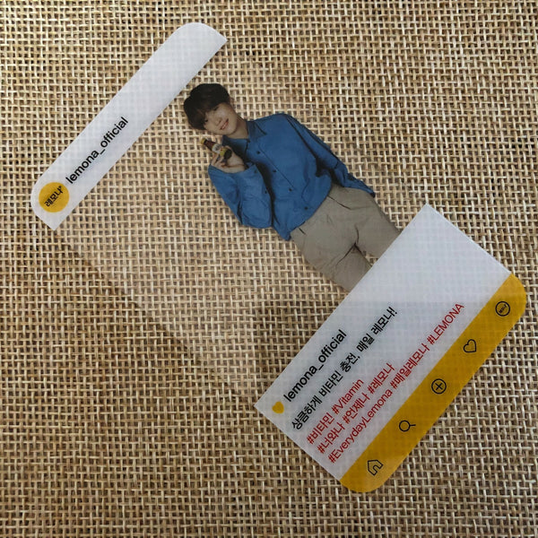 BTS SUGA [ Lemona Vitamins ] Transparent Official Photocard / New, Rare / Gift