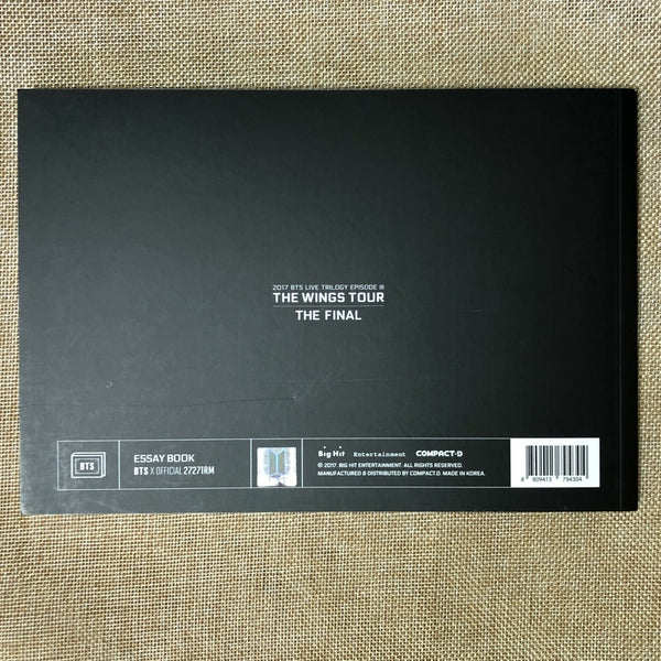 BTS RM [ The Wings Tour Essay Book for RM ] Official Photobook / New / Gift
