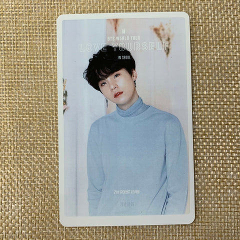 BTS SUGA #4 [Love Yourself in Seoul Movie] Official Ticket Photocard / Gift
