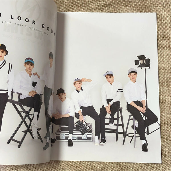 EXO GROUP [HAT'S ON HATS ON 2016] Official Look Book Photobook / New, Rare /+G